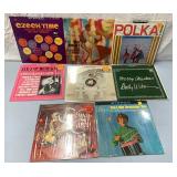 Polka and Christmas records