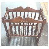 Vintage magazine rack