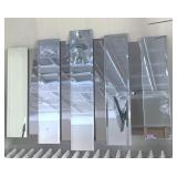 41 inch wide retro mirror