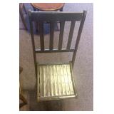 Wooden folding chair