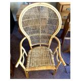Bamboo/wicker chair