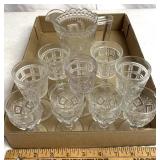 Miniature water pitcher and glasses