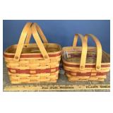 2 Longaberger Baskets