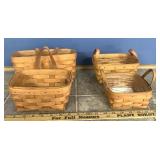 4 Longaberger Baskets