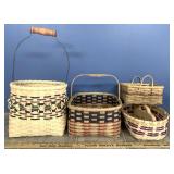 4 Americana themed baskets