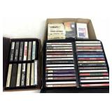CDs and cassettes