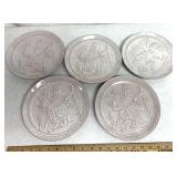 Frankoma 1968 John Frauk plates