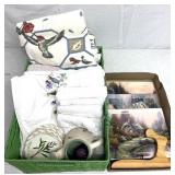 Hand towels and knickknacks