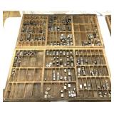 Vintage printer press lettering