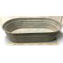 Large galvanize steel wash tub