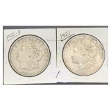 1921 & 1921-D Morgan Dollars