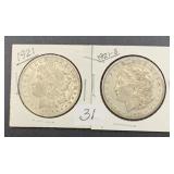 1921 & 1921-S Morgan Dollars