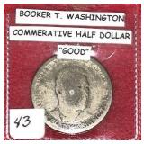 Booker T. Washington Commerative Half Dollar "Good