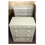 2 dressers 4 & 5 drawers
