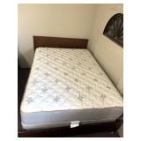 Full size bed with frame headboard footboard