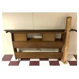 Full-size headboard/footboard bedframe no mattress