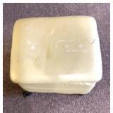 Small footstool some tears on top