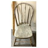 Primitive wooden chair