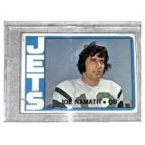 1972 Topps #100 Joe Namath- Quarterback NY Jets