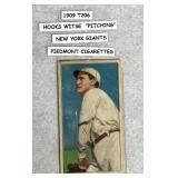 1909 T206- Hooks Witse "Pitching" New York Giants-