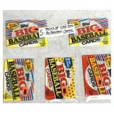 (5)- Packs of 1988 Topps "Big" Baseball Cards