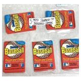 (5)- Packs of 1988 Donruss Baseball Cards