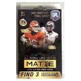 Sealed  Matte 2021 Draft Pick Football cards