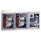 Payton Manning Football cards (2) 2013 (1) 2015