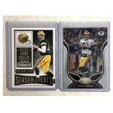 2015 & 2019 Aaron Rogers Football cards
