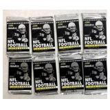 8 Packs 1991 Pinnacle Football cards