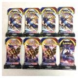 8 Sealed Pokemon Sword & Sheild Trading card packs