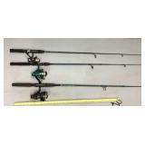 3 Fishing poles
