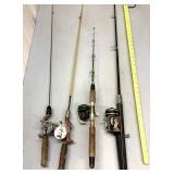 4 Fishing poles
