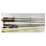 5 Fishing poles
