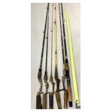 6 Fishing poles