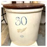 30 Gal.Red Wing 6" leaf crock