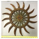 Vintage metal lawn art