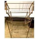 Vintage wooden clothing rack