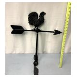 Primitive metal weather rain/chicken themed