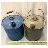2 Galvanize steel oil/gas cans