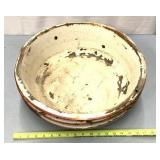 3 Vintage enamel bowls