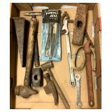 Variety of vintage tools