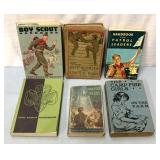 Vintage Boy Scout books/the campfire girls