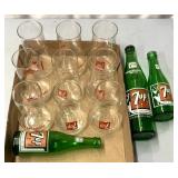 7UP Glasses/bottles