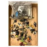 Mini action figures parts may be missing