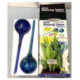Glass watering sphere deluxe bulbs
