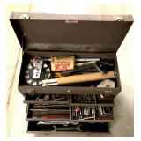 Toolbox with tools and supplies