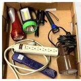 Surge  protectors/shop white/flashlights