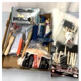 Variety of painting supplies