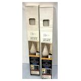 (2) 25" W x 64" L white wines